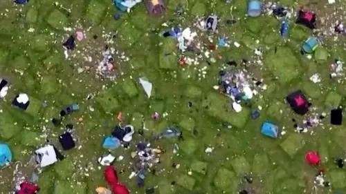 Royaume Uni : un océan de déchets laissé après le Reading Festival